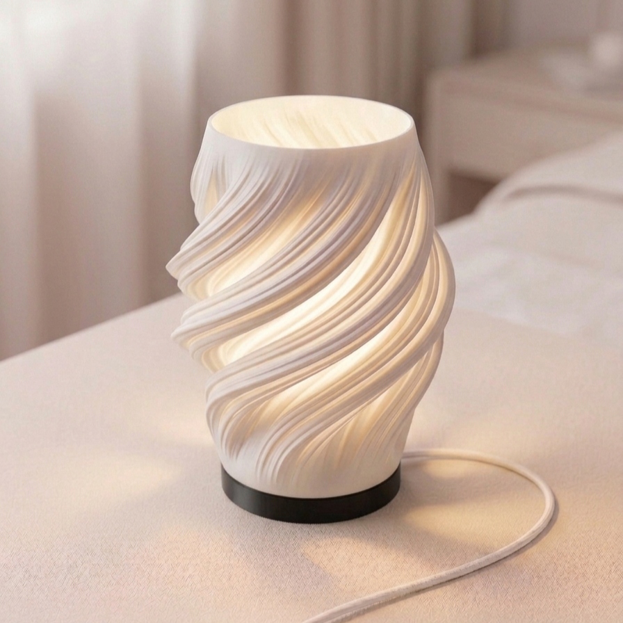 Lámpara decorativa impresa en 3D por Michi&Deco